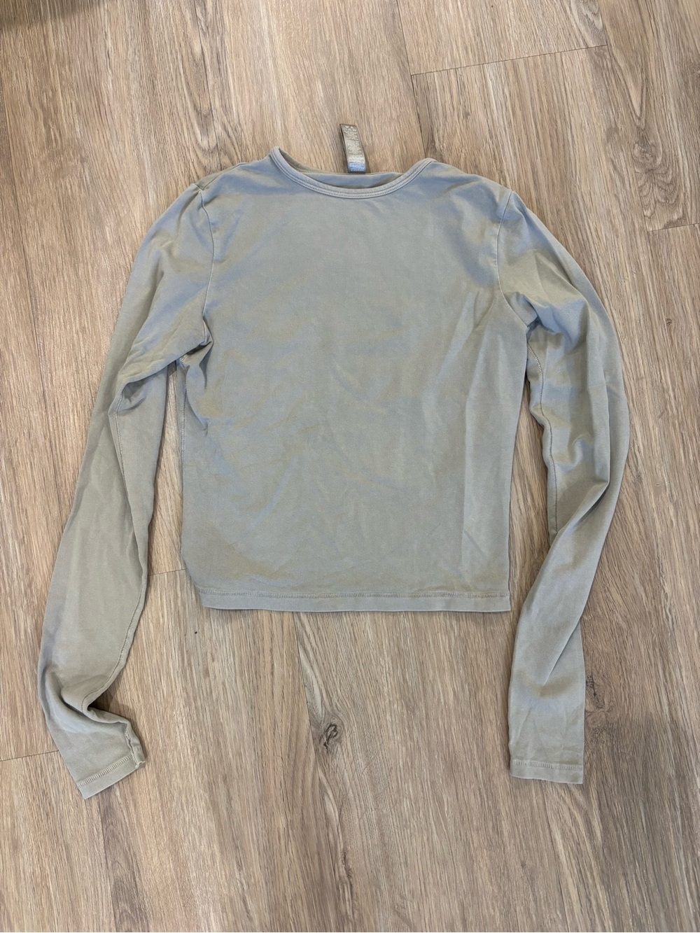 SKIMS Sage Green Long Sleeve
